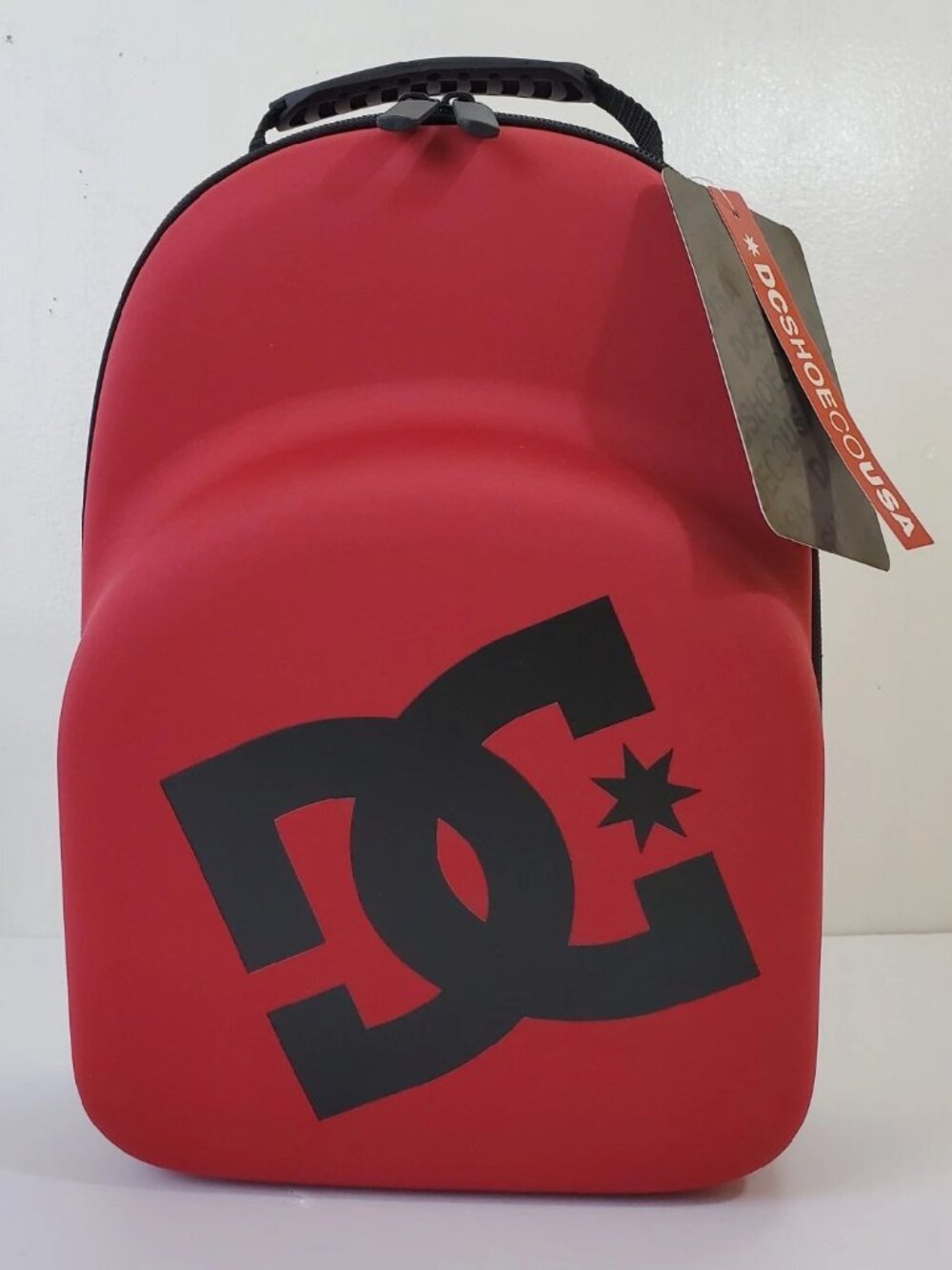 DC TRAVEL CASE HATS MEN'S STORE CARRIER BAG ORGANIZER BAG BIG LOGO RED
